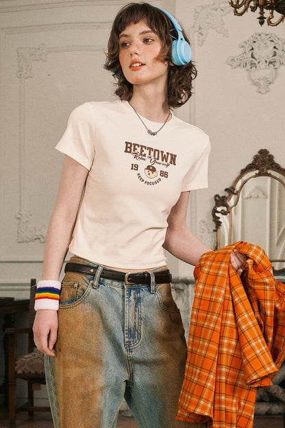 Round Neck Summer Fit T-Shirt