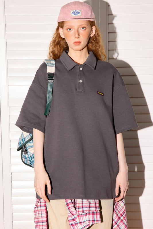 Polo Collar Slim T-Shirt