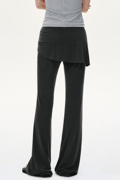 Tied Knit Slouchy Pants