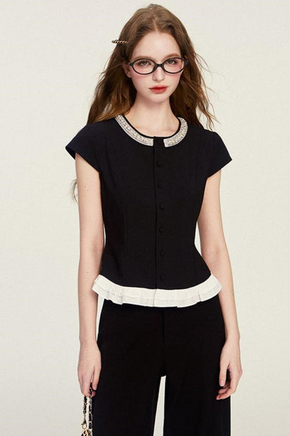 Black Collar Niche Shirt