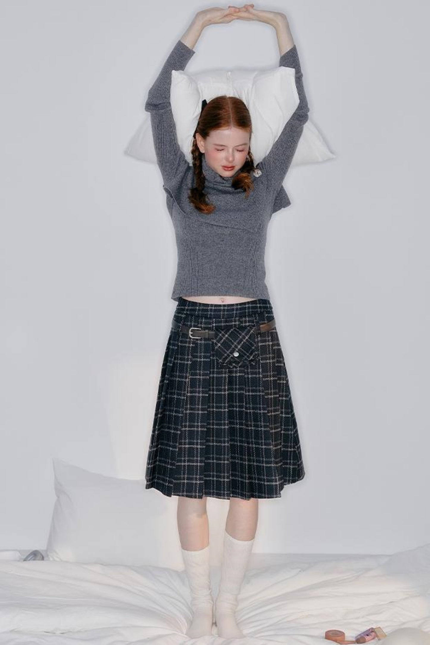 Slim Fit Knit Sweater Set-Up