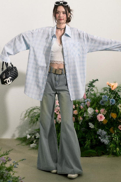 Flare Wide-Leg Jeans