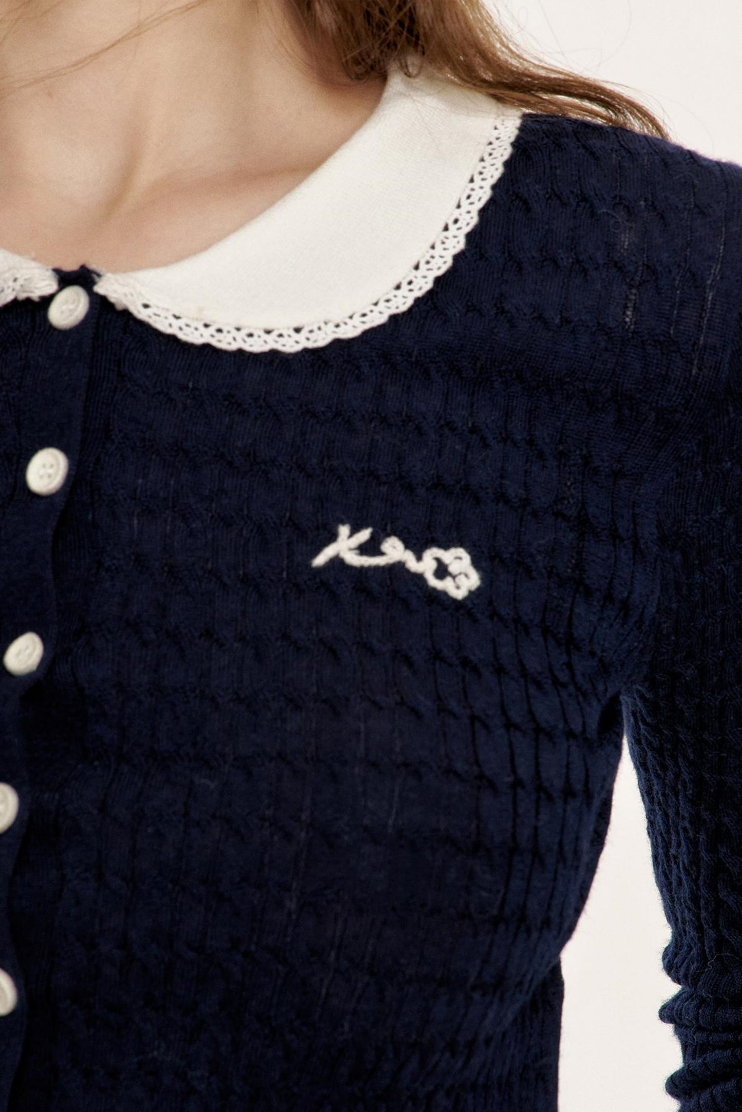 Floral Knit Cardigan