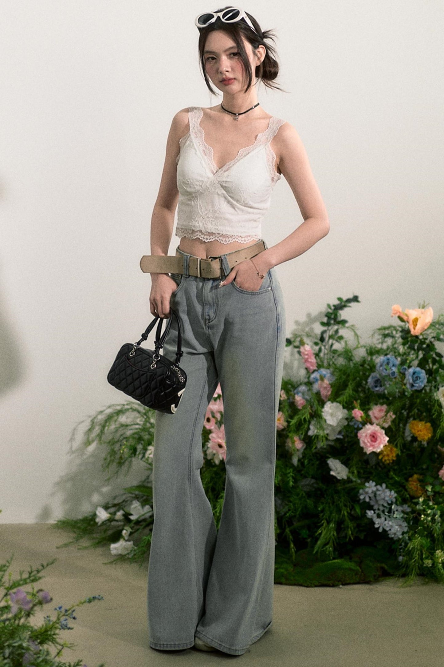 Flare Wide-Leg Jeans