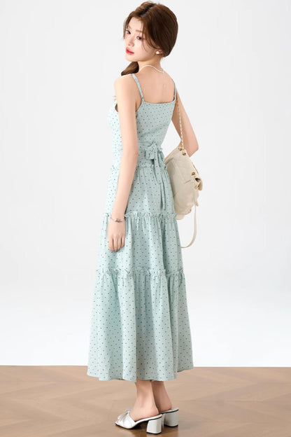 Halter Knit Dress With Cardigan Set-Up