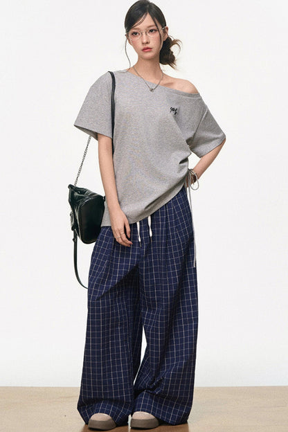 Tricolor Shoulder Top