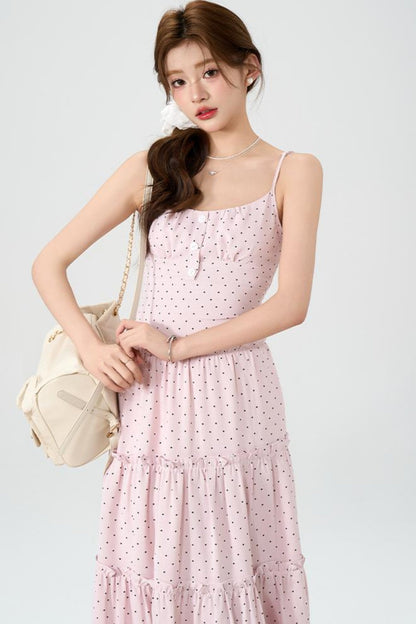 Halter Knit Dress With Cardigan Set-Up