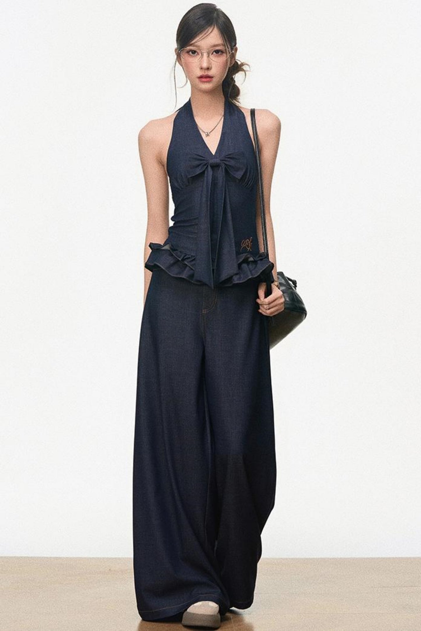 Chic Tencel Denim Suit Set-Up