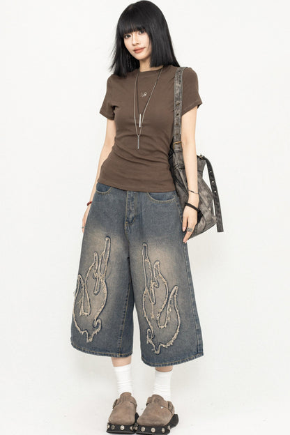 Y2K Sweetheart Shoulder Tee