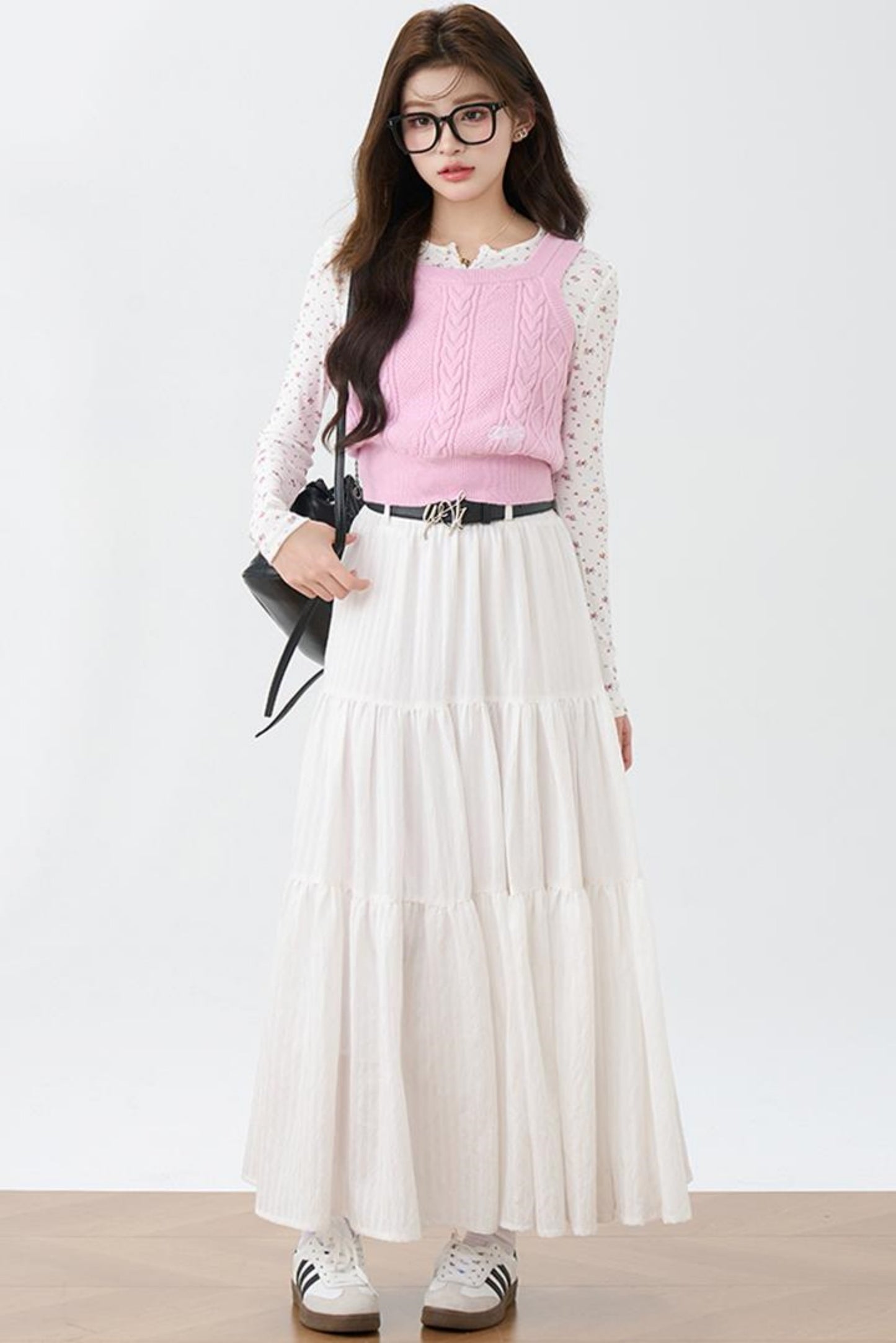 Floral Reverse Long Sleeve Top