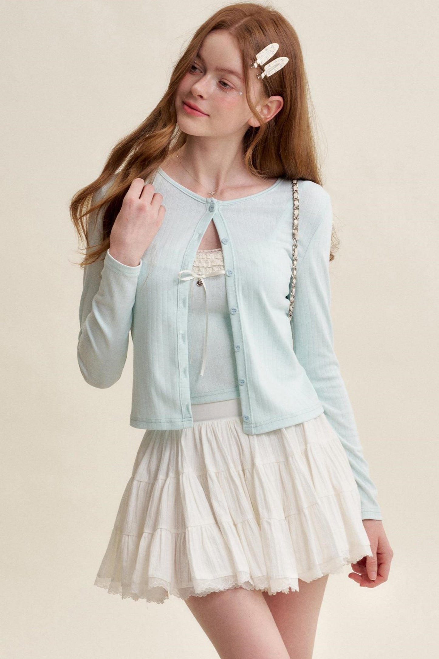 Lace Romantic Two-Piece Top Set