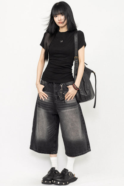 Y2K Sweetheart Shoulder Tee