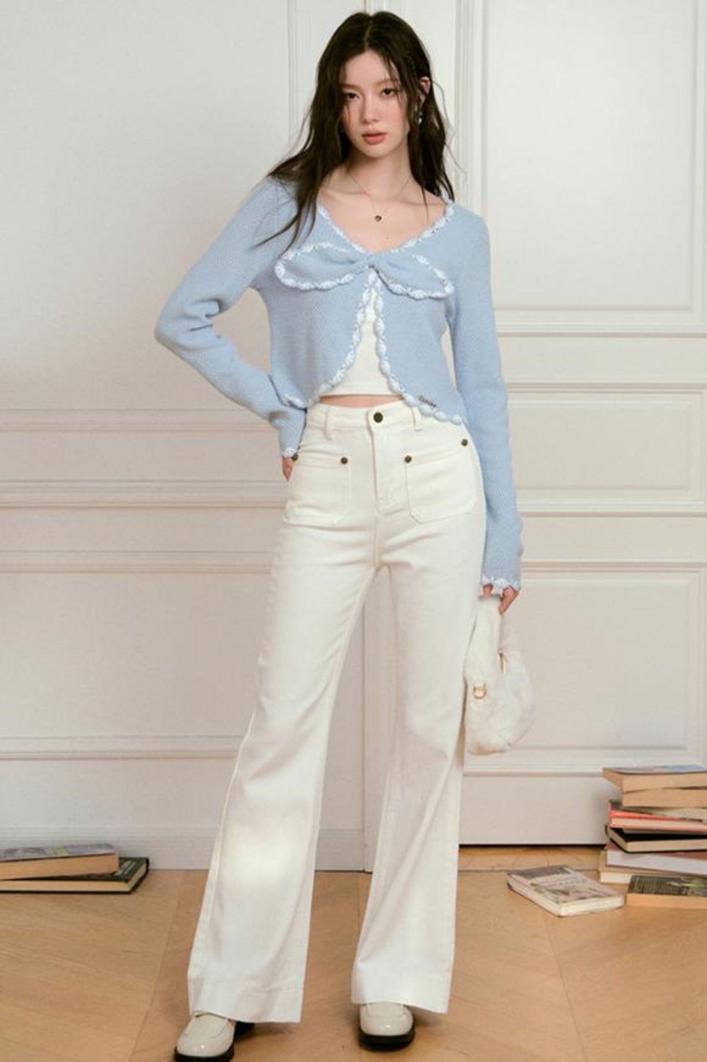 Crochet Color Clash Cardigan