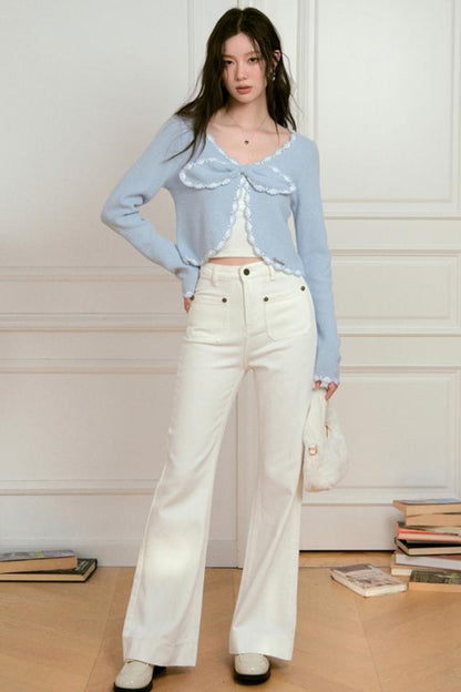 Crochet Color Clash Cardigan