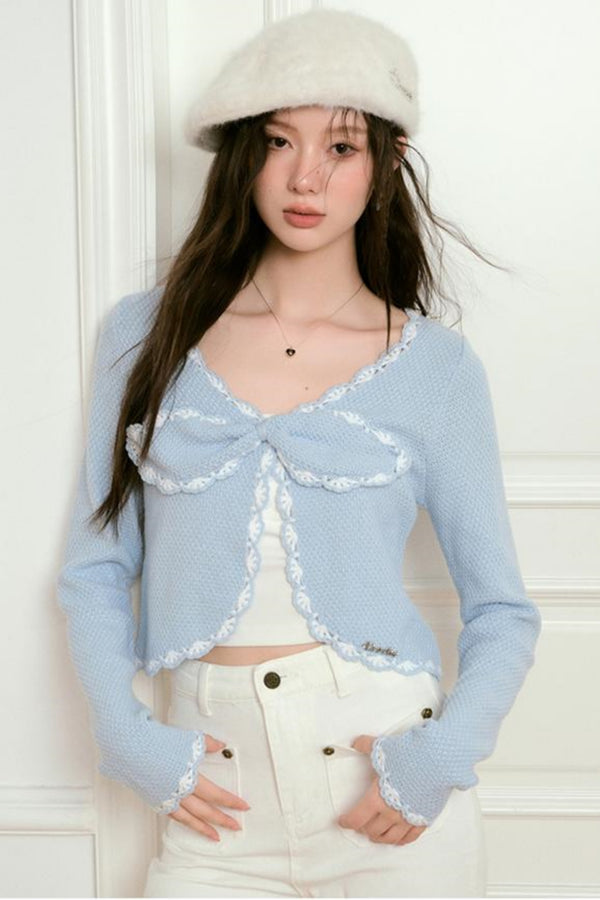 Crochet Color Clash Cardigan