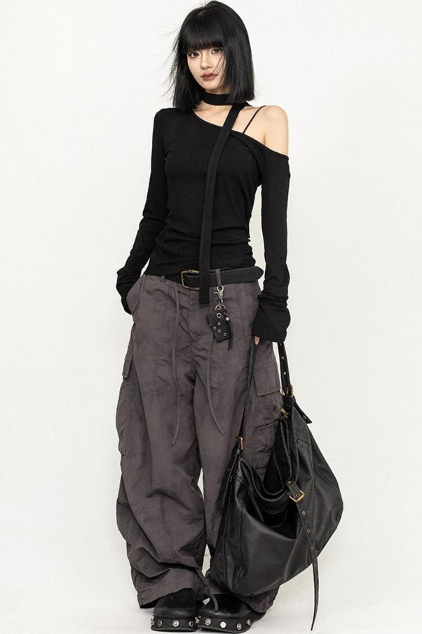 Off-Shoulder Slant Top