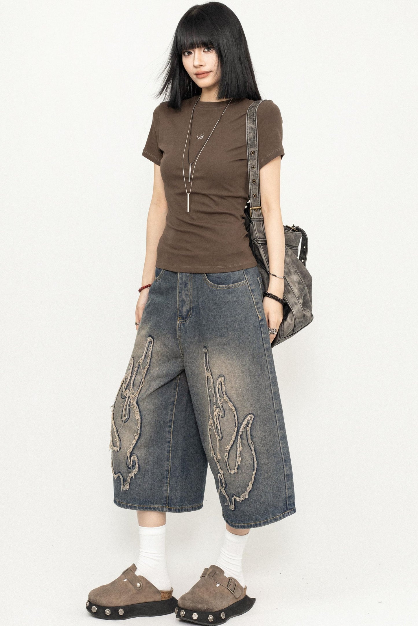 Y2K Sweetheart Shoulder Tee