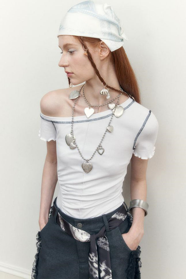 Unique Asymmetrical Summer Tee