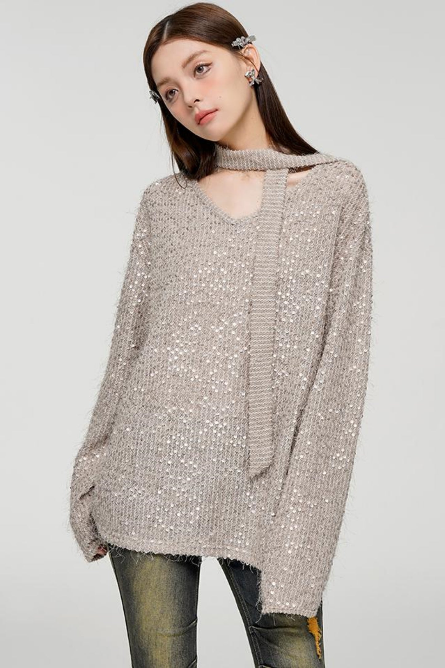 Sweet Sequin Sweater