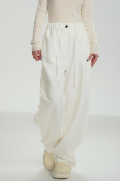 Fleece Luxe Wide-Leg Pants