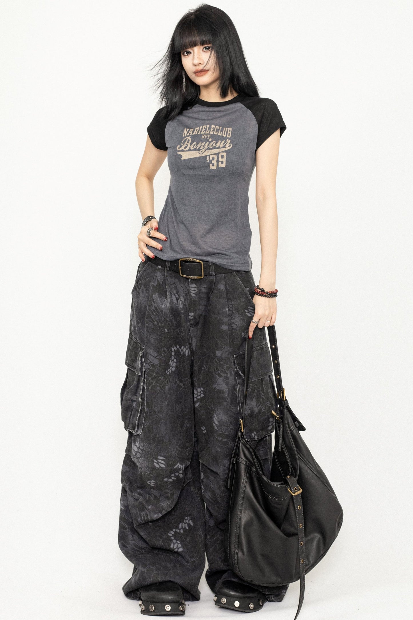 Vintage Color Block Tee