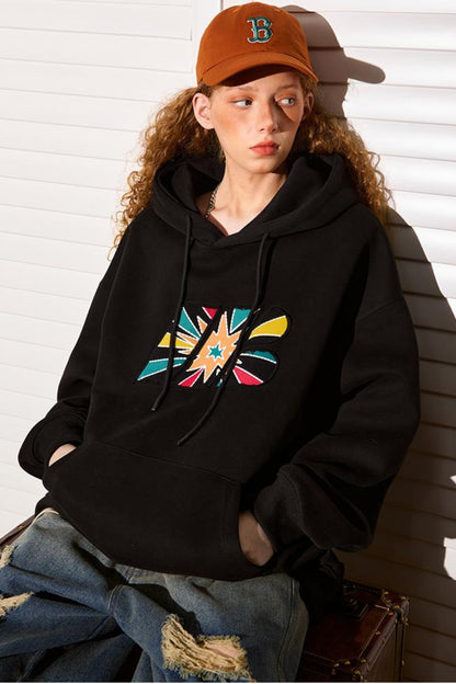 Fireworks Embroidered Hoodie