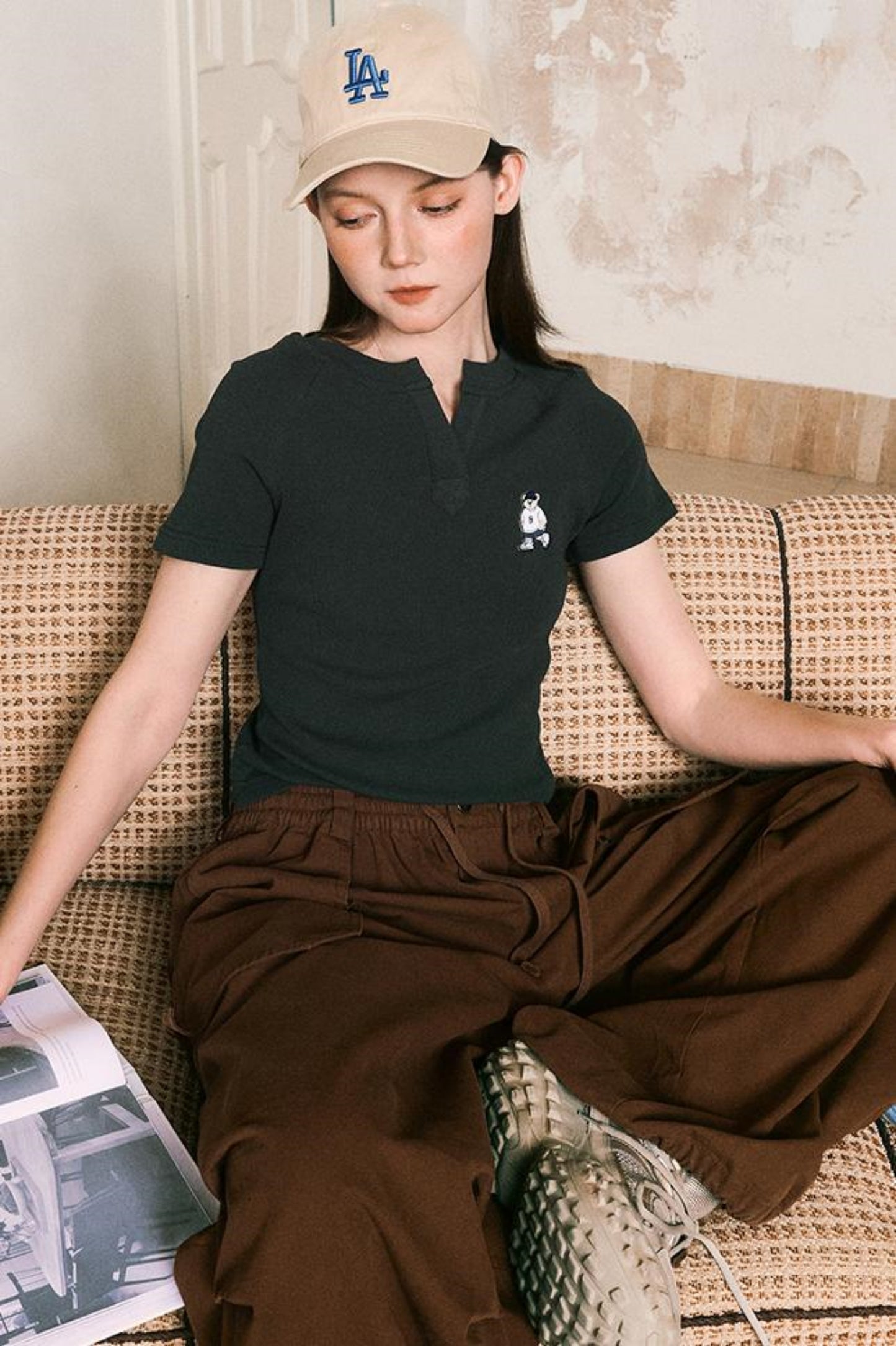 Fit V Neck Short Sleeve T-Shirt