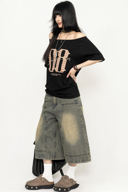 Retro Spice Girls One-Shoulder Tee