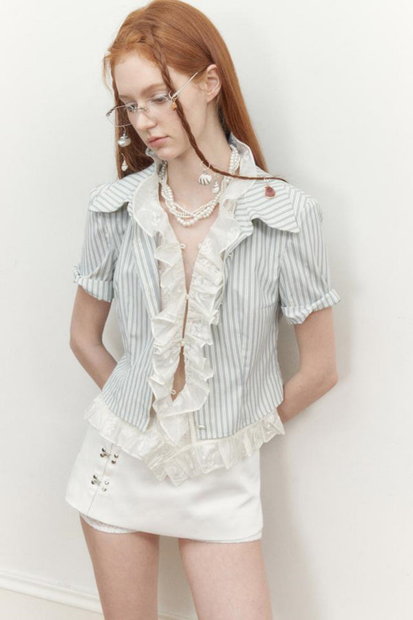 Floating Striped Blouse