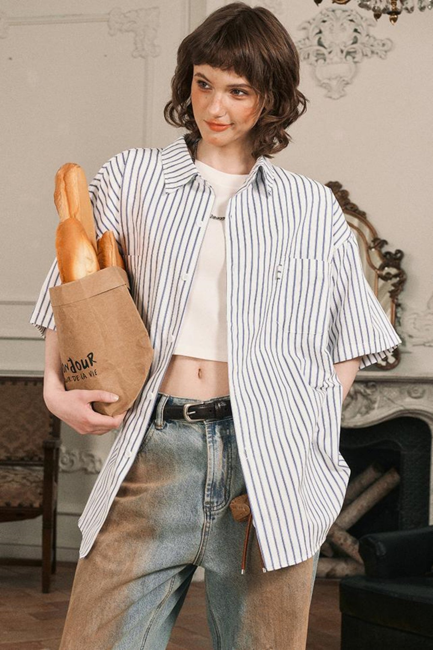 Summer Striped Casual Shirt