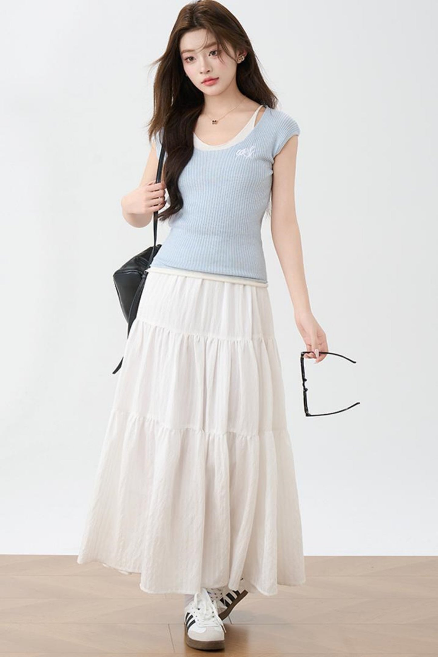 Lightweight Cap Sleeve Knit Top