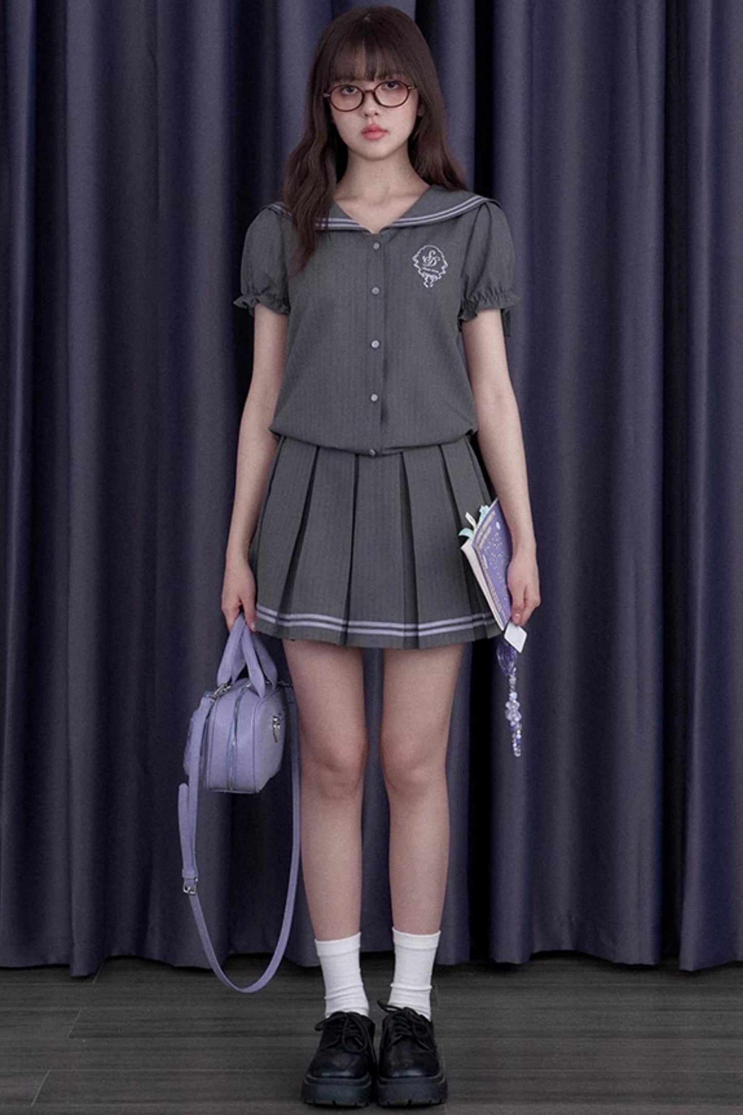 Gray Sailor Dress