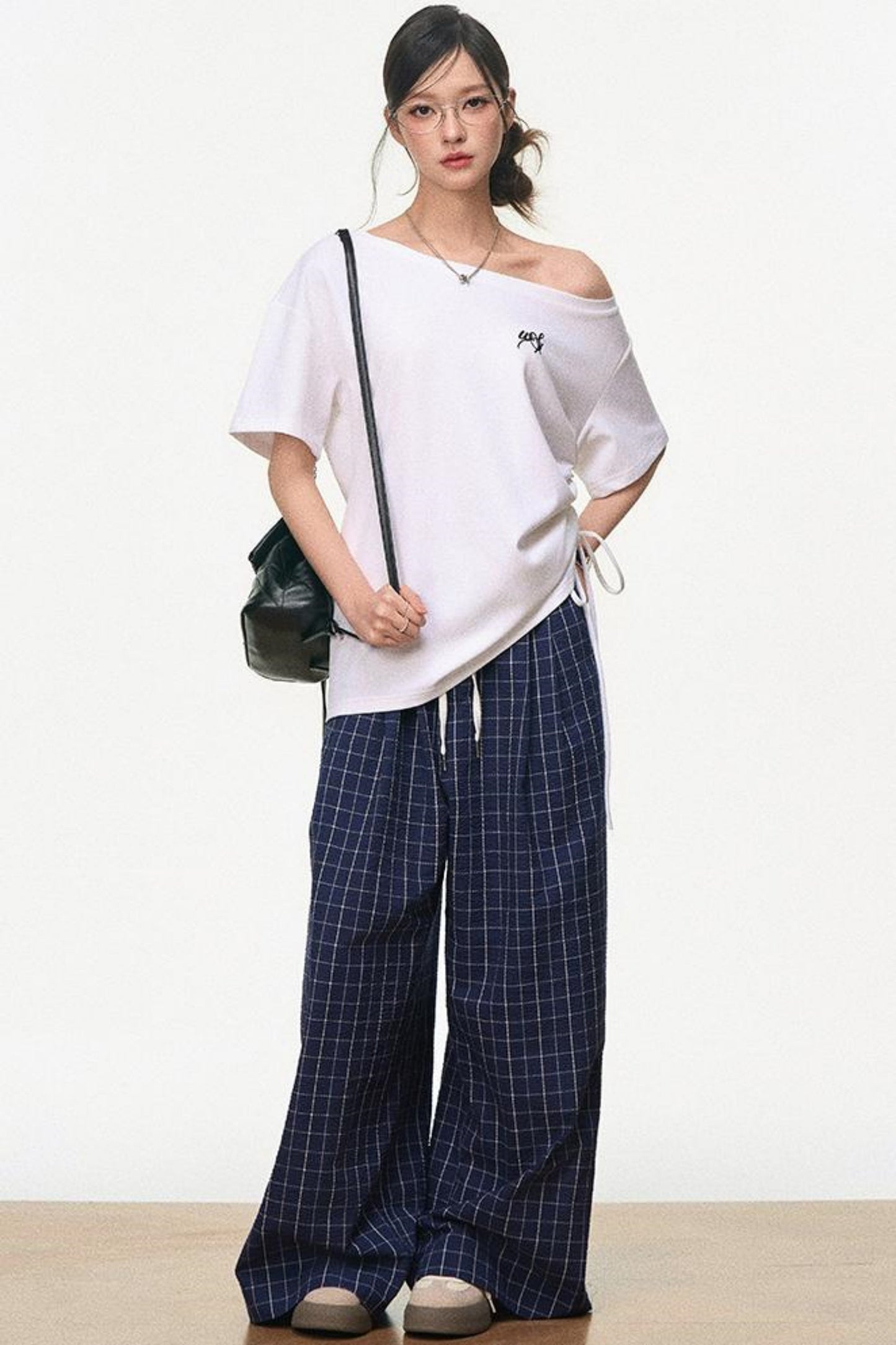 Tricolor Shoulder Top