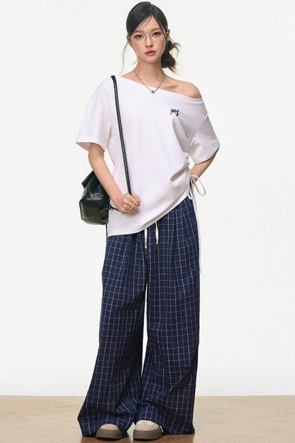 Tricolor Shoulder Top