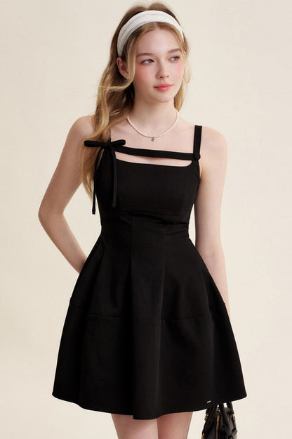 Nocturne Cutout Bow Dress