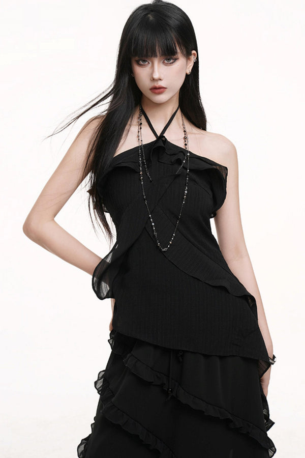 Black Strapless Camisole