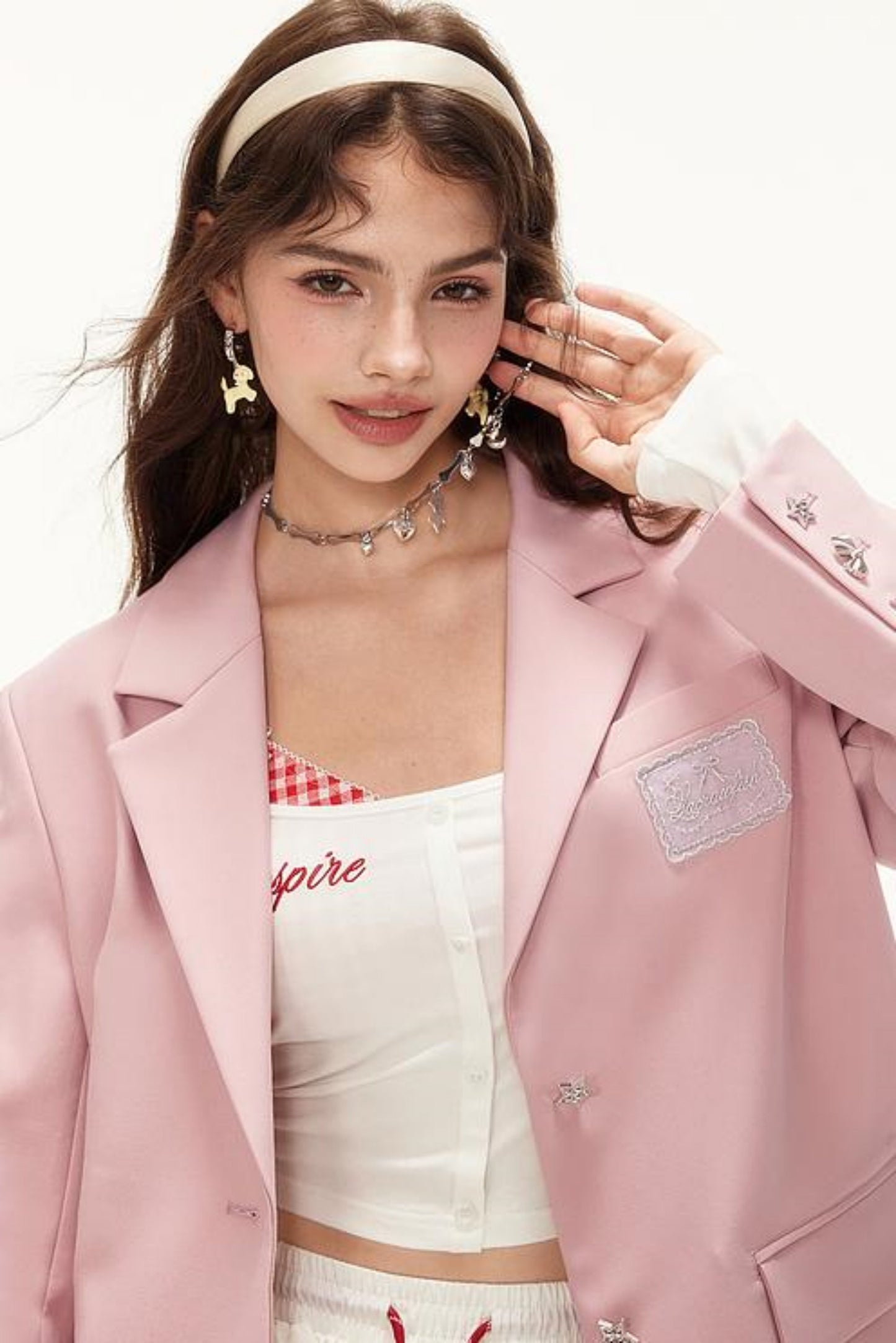 Korean Lace Oversized Jacket