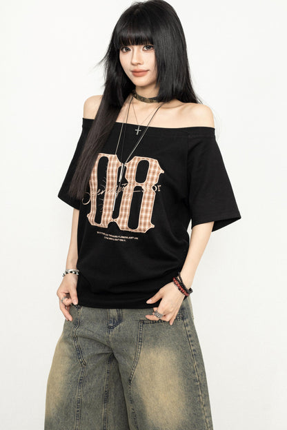 Retro Spice Girls One-Shoulder Tee