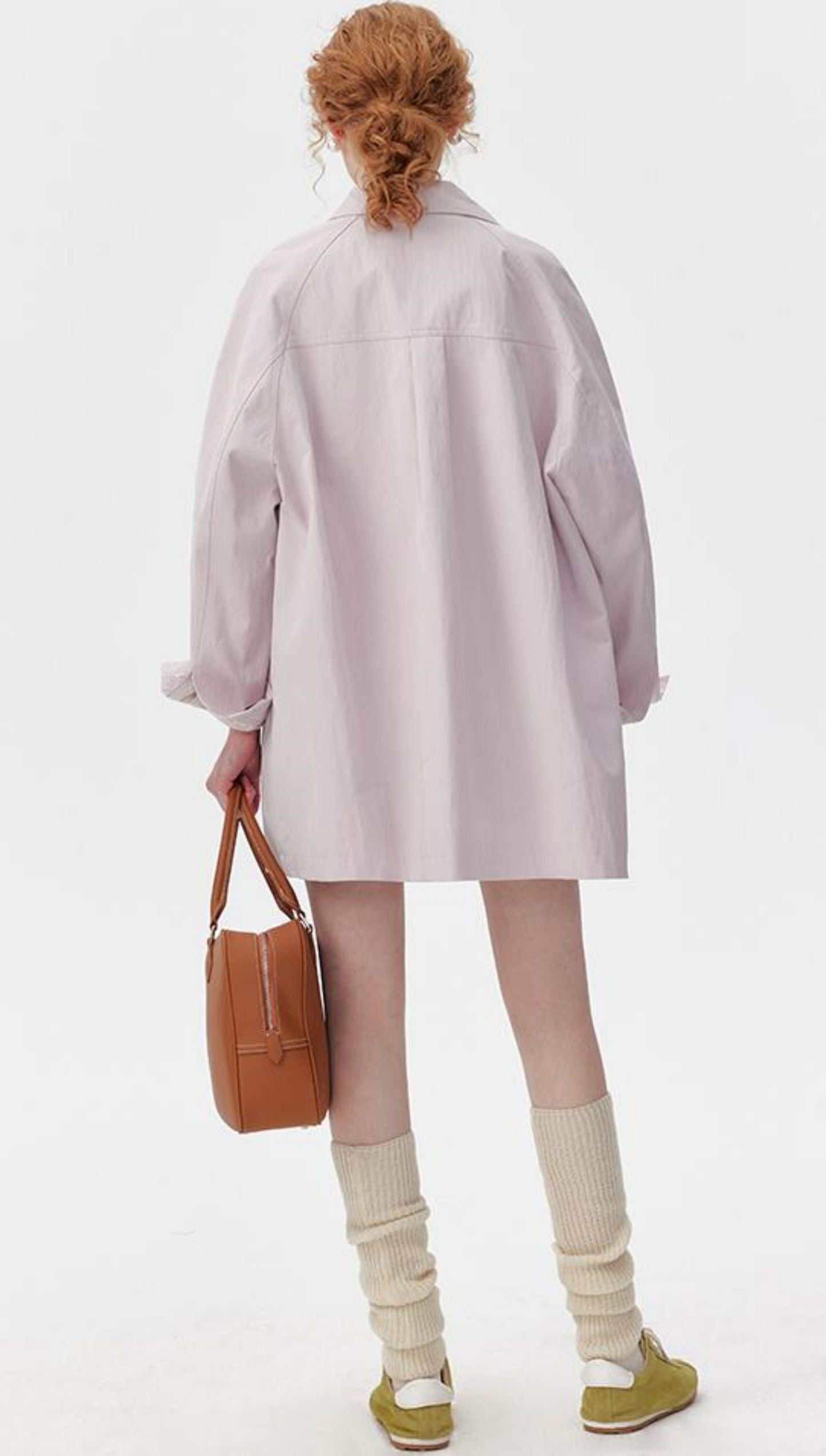 Purple Pink Trench Coat