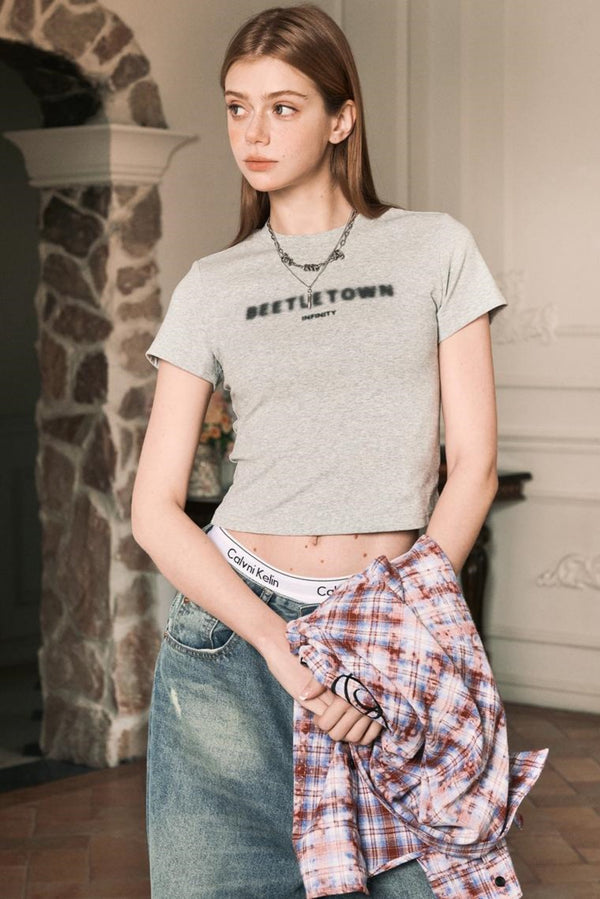 Summer Loose And Short Beetle Tee