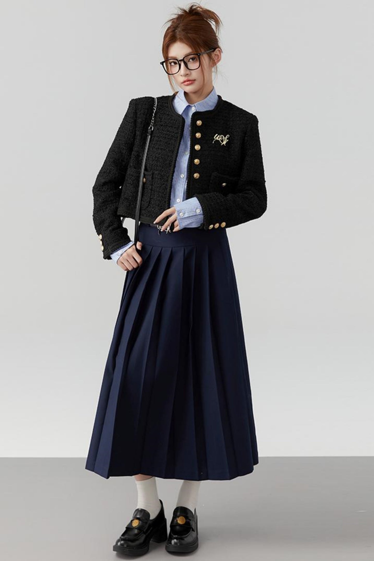 Striped Embroidered Blue Stripe Shirt