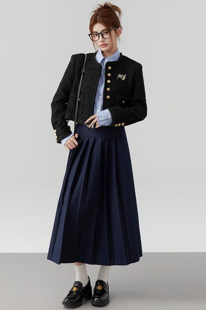 Striped Embroidered Blue Stripe Shirt