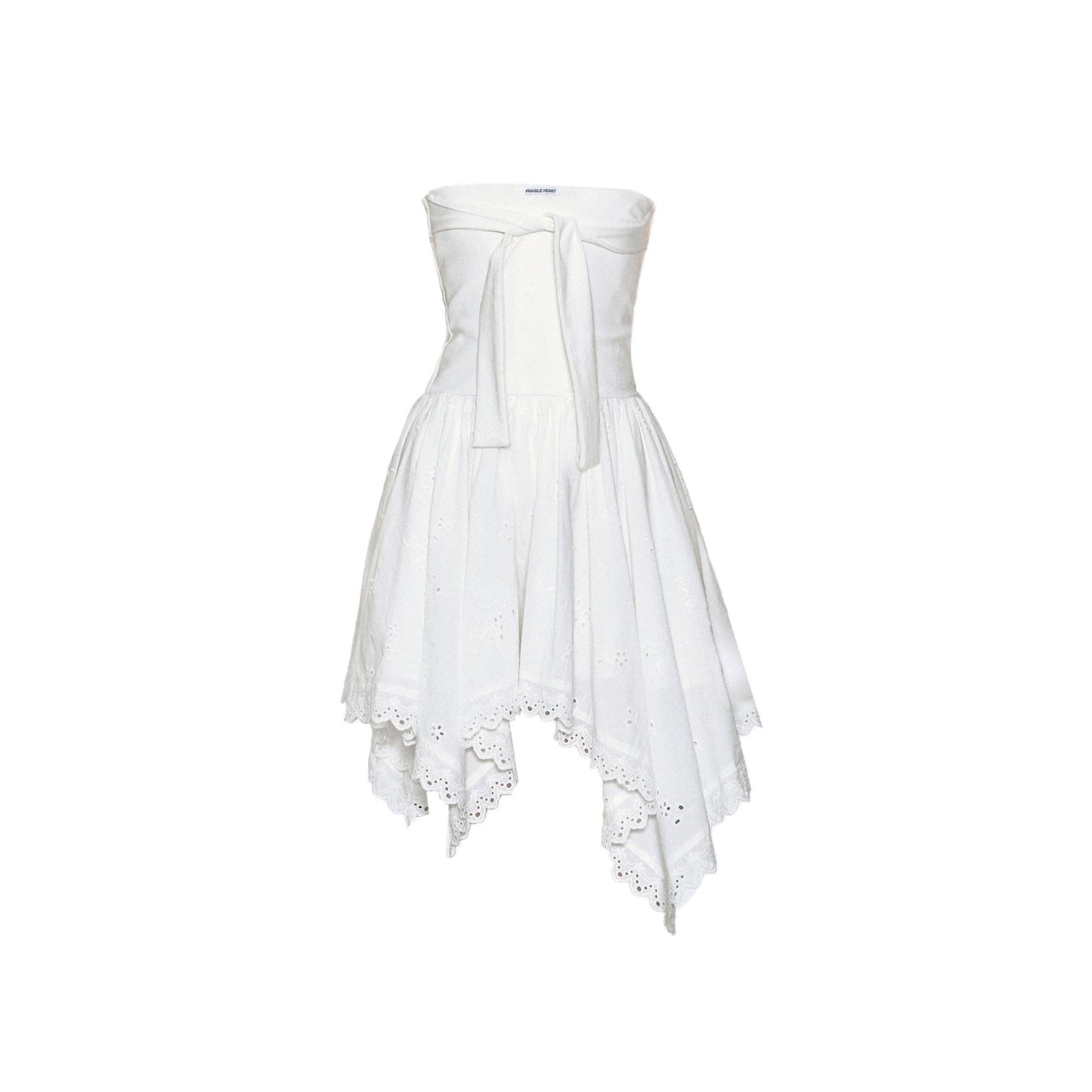 White Feather Tie-Dress