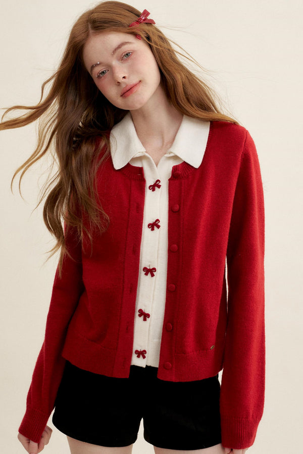 Three-Piece Knit Sweater