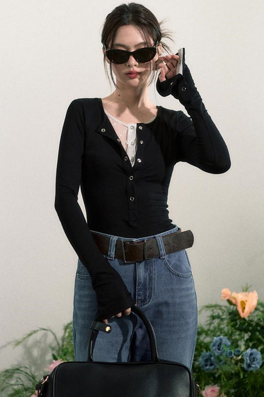 Slim Fit Two-Piece T-Shirt