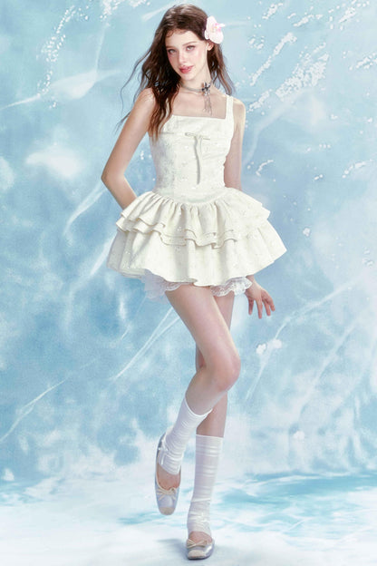 Moonlit Rose Corset Poncho Dress Set-Up