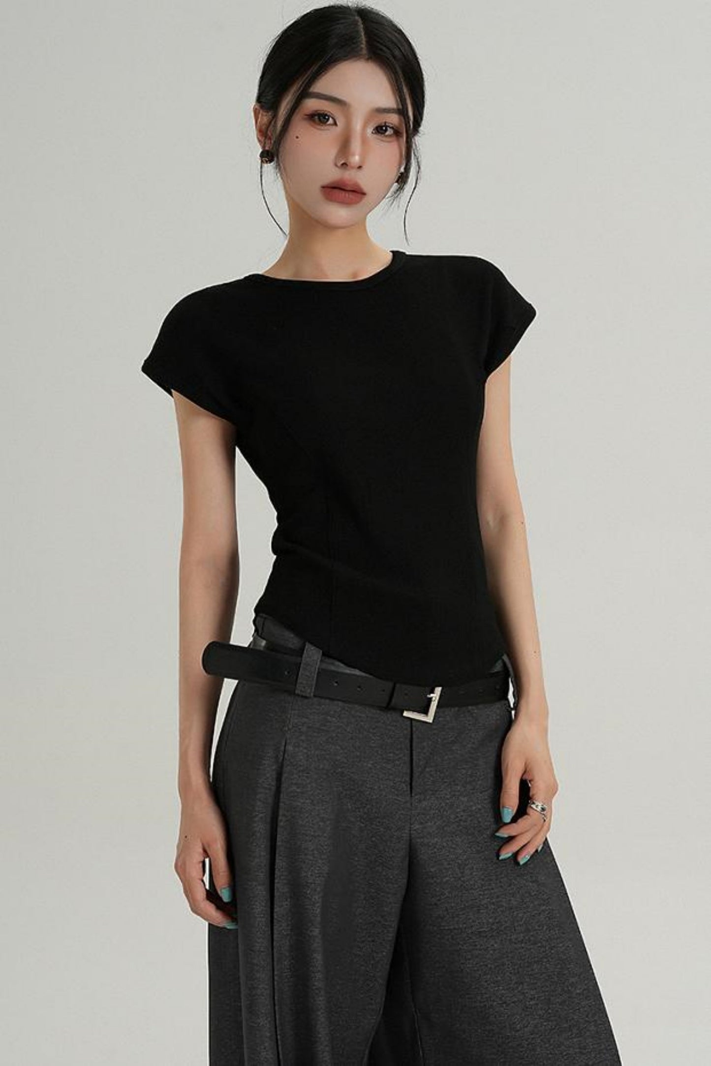 Slim Fit Round Neck Tee