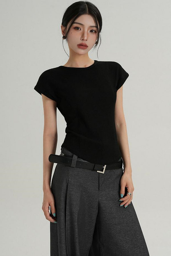 Slim Fit Round Neck Tee