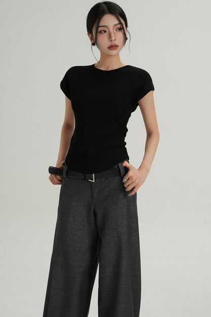 Slim Fit Round Neck Tee