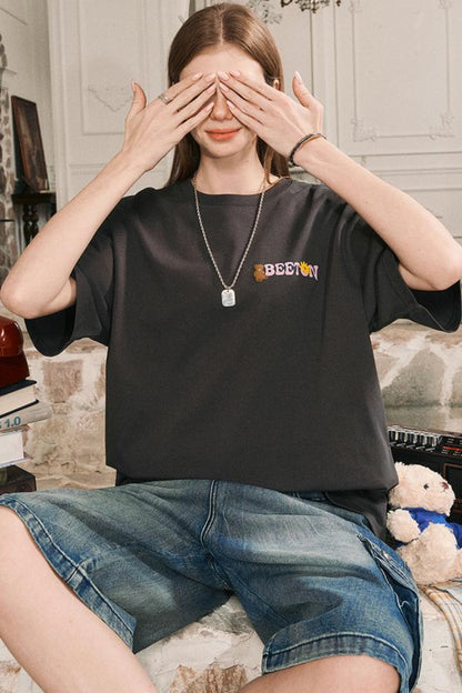 Creative Floral Print Casual T-Shirt